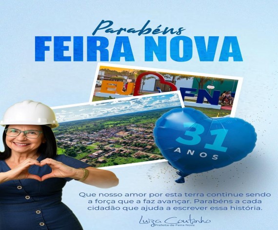 PARABÉNS FEIRA NOVA DO MARANHÃO