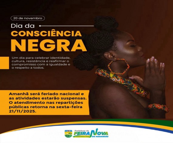 20 de Novembro. Dia da Consciência Negra.